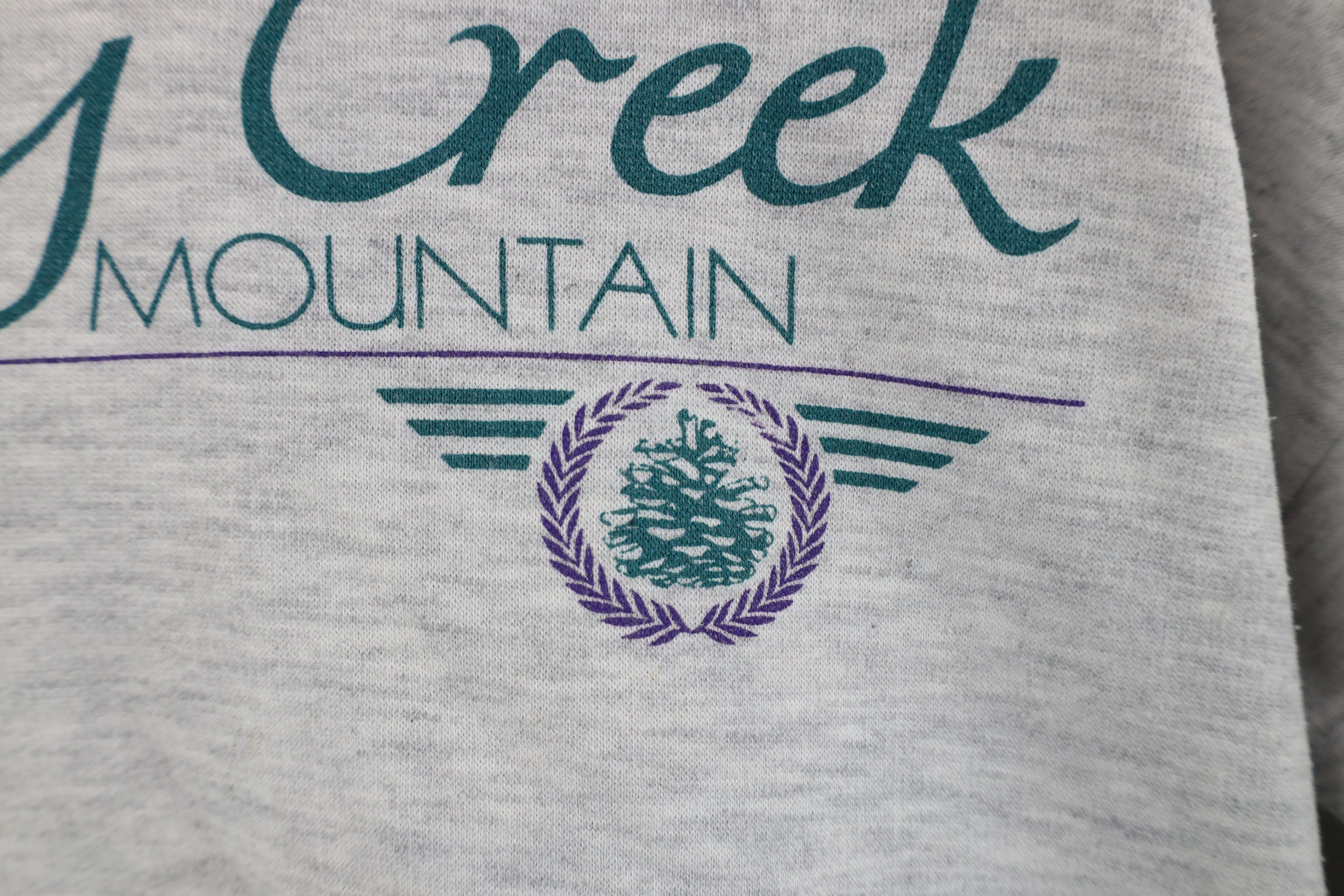 Vintage Vintage 90s Shanty Creek Schuss Mountain Striped Hoodie Size US L / EU 52-54 / 3 - 5 Thumbnail