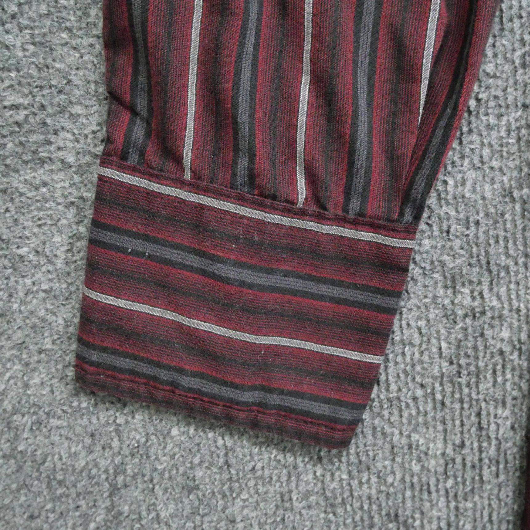 Vintage VINTAGE Bit & Bridle Shirt Mens L Red Maroon Pearl Snap Long Sleeve Western Country Size US L / EU 52-54 / 3 - 7 Thumbnail