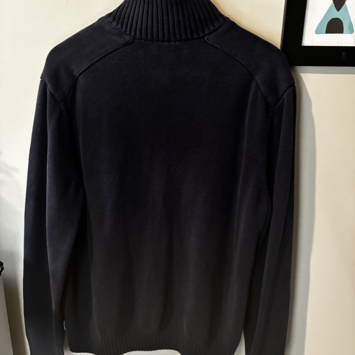 Calvin Klein 2000s Calvin Klein Navy Zip Up Cotton Jacket Pockets Size US XL / EU 56 / 4 - 3 Thumbnail