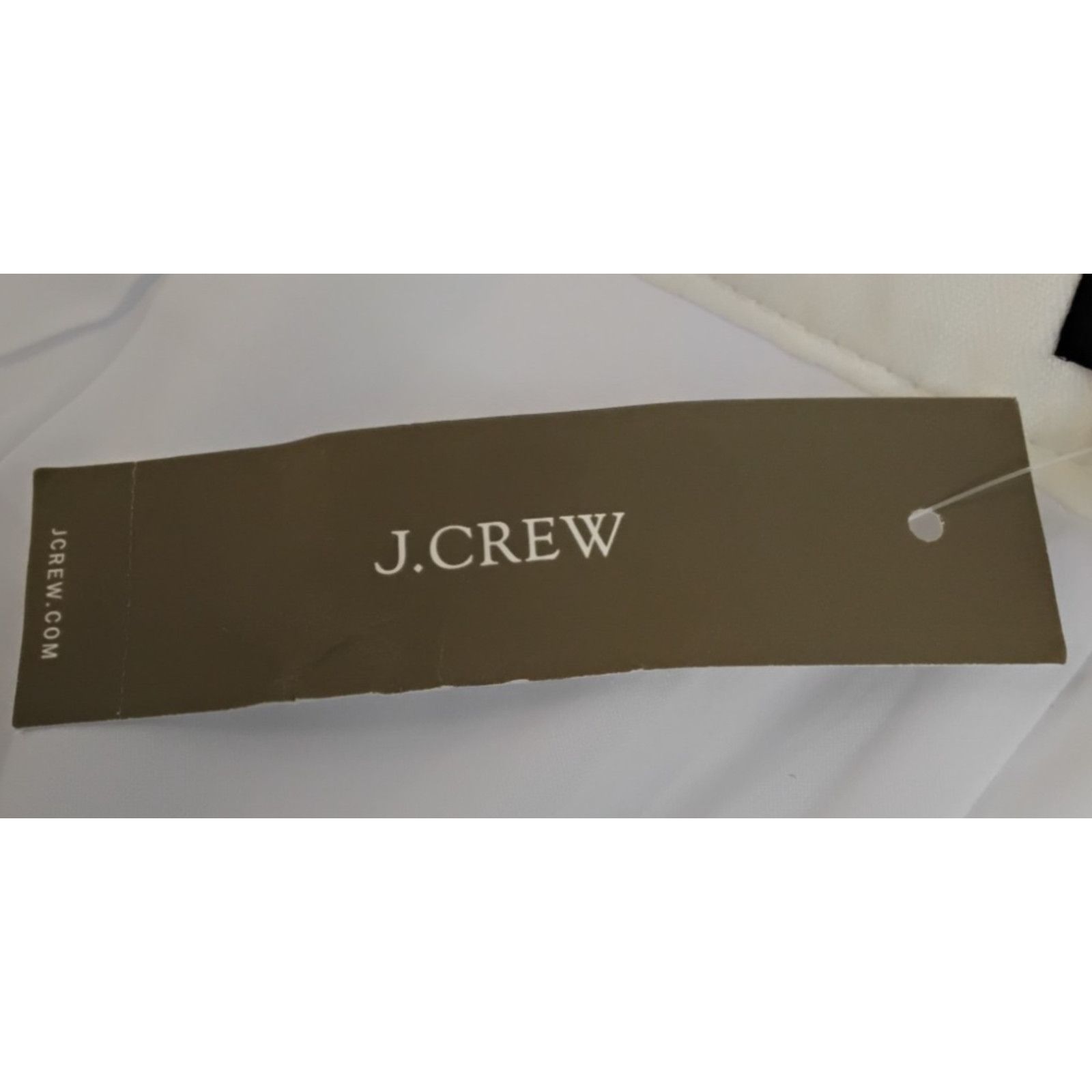 J.Crew J. Crew Kate Straight Leg Pant Womens 2 White Linen Blend Size 26" / US 2 / IT 38 - 12 Thumbnail