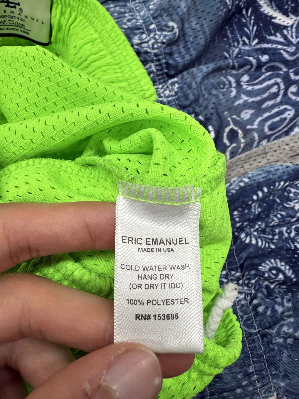 Eric Emanuel Eric Emmanuel Neon Green Shorts Size US 32 / EU 48 - 6 Thumbnail