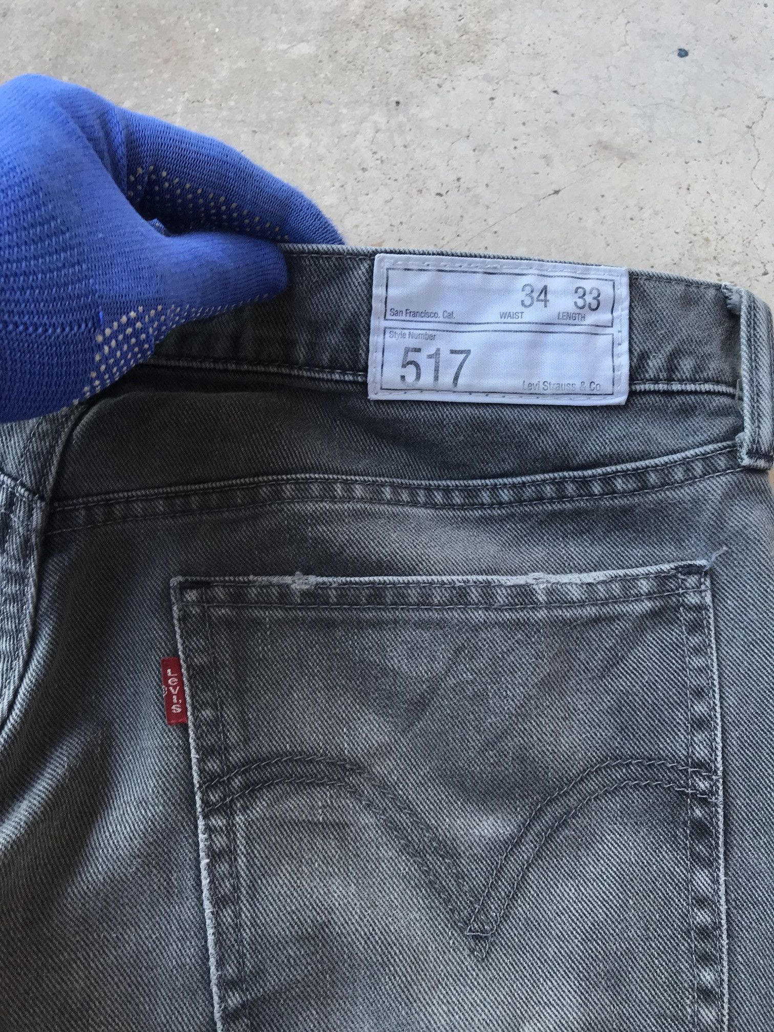 Levi's × Vintage FLARED VINTAGE Levis 517 faded black japan W33x29 Size US 33 - 7 Thumbnail