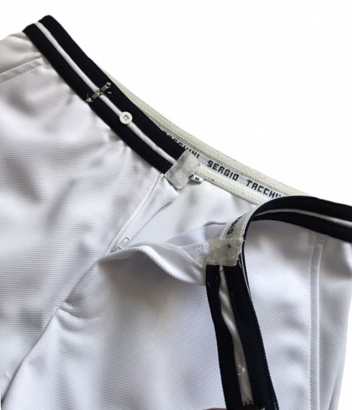 Sergio Tacchini Sergio Tacchini Vintage Tennis Ribbed Shorts White Size US 30 / EU 46 - 5 Thumbnail