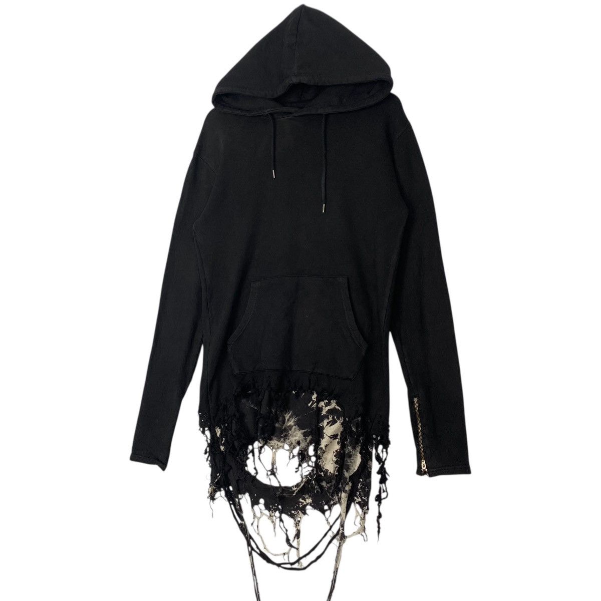 Vintage Vintage X FRM Hoodie Sweater Black Pullover Jumper Size L Size US L / EU 52-54 / 3 - 2 Thumbnail