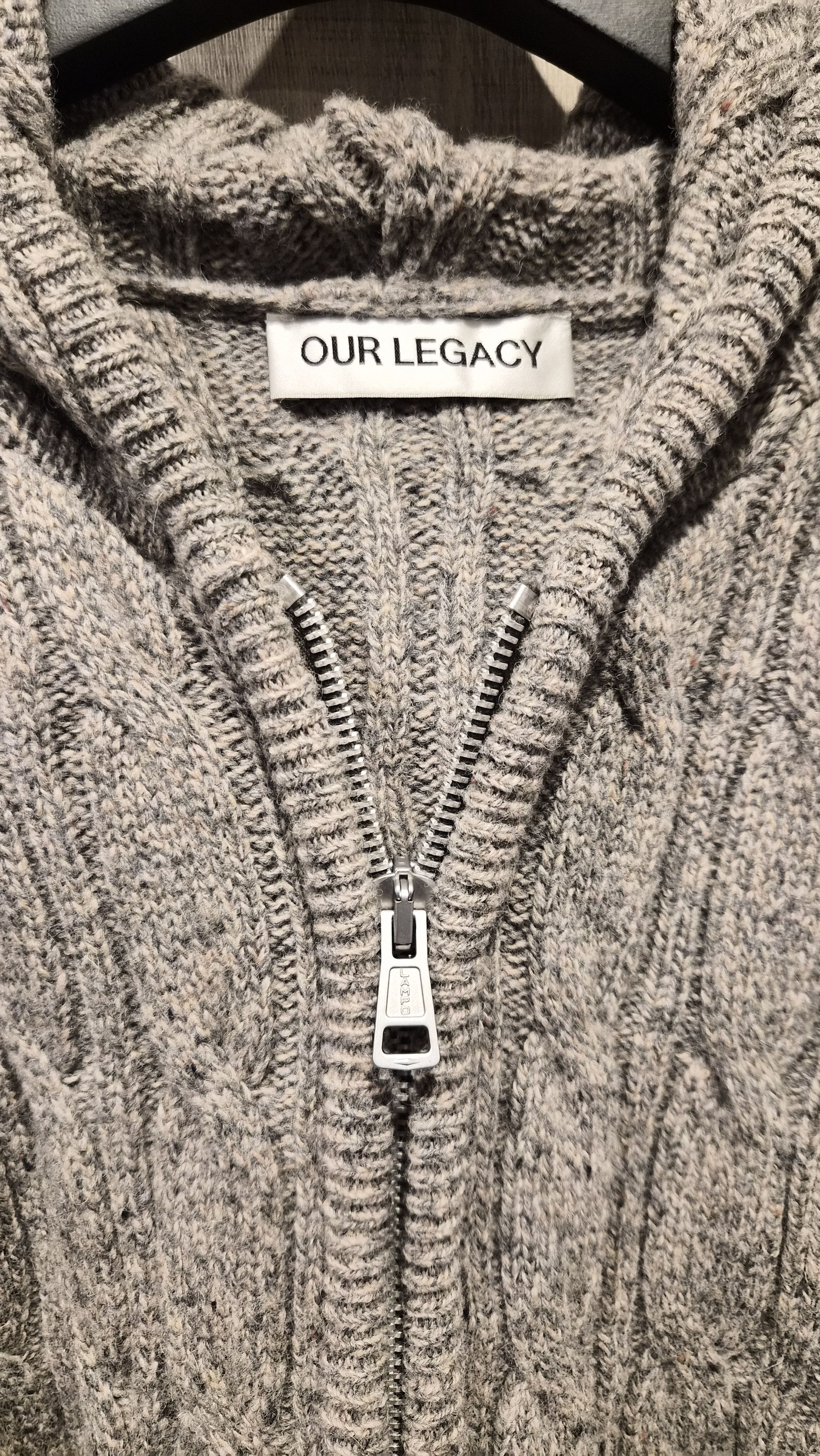 Our Legacy Our Legacy Wool Level Hood Zipped Sweater Size US M / EU 48-50 / 2 - 3 Thumbnail