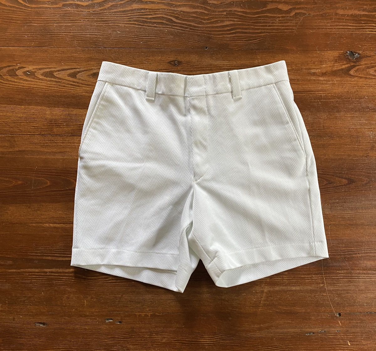 Levi's × Vintage Vintage 80’s Levi’s Mr. Levis Knit White Shorts Size US 31 - 2 Thumbnail