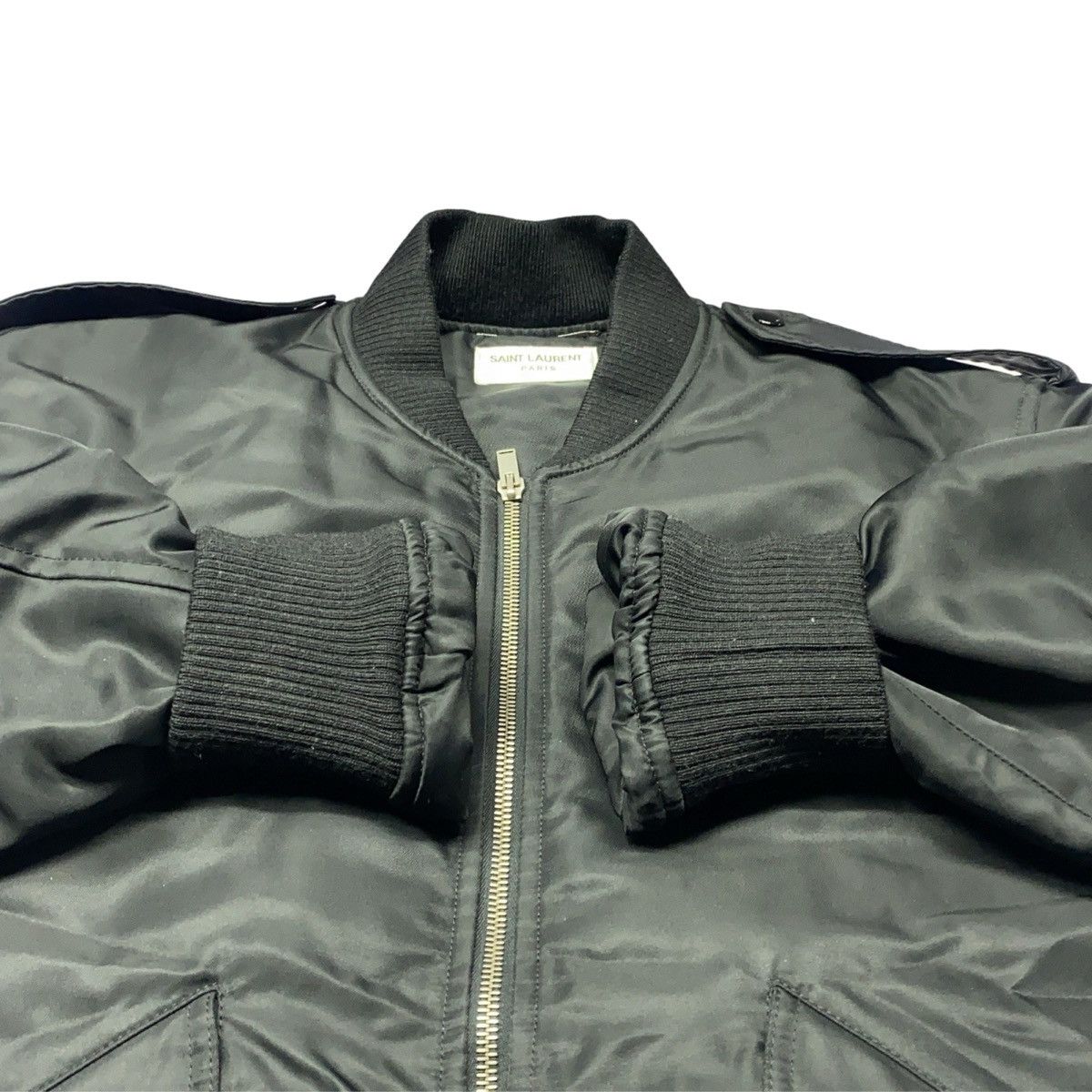 Saint Laurent Paris Bomber Jacket Size US M / EU 48-50 / 2 - 9 Thumbnail