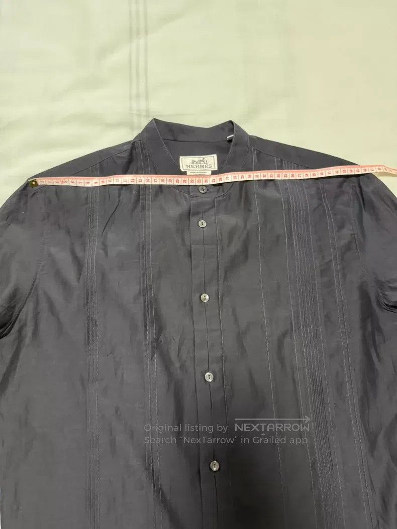 Hermes Hermes size 39 Mulberry Silk Shirt, 84% Cotton + 16% Mulber Size US M / EU 48-50 / 2 - 3 Thumbnail