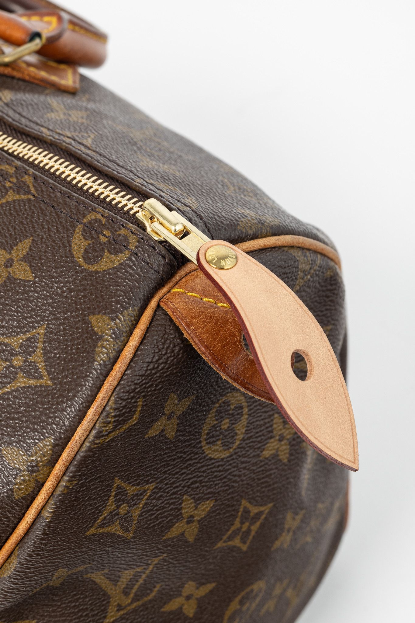 Louis Vuitton Louis Vuitton 80's Speedy 35 Monogram Canvas Boston Bag Size ONE SIZE - 10 Thumbnail