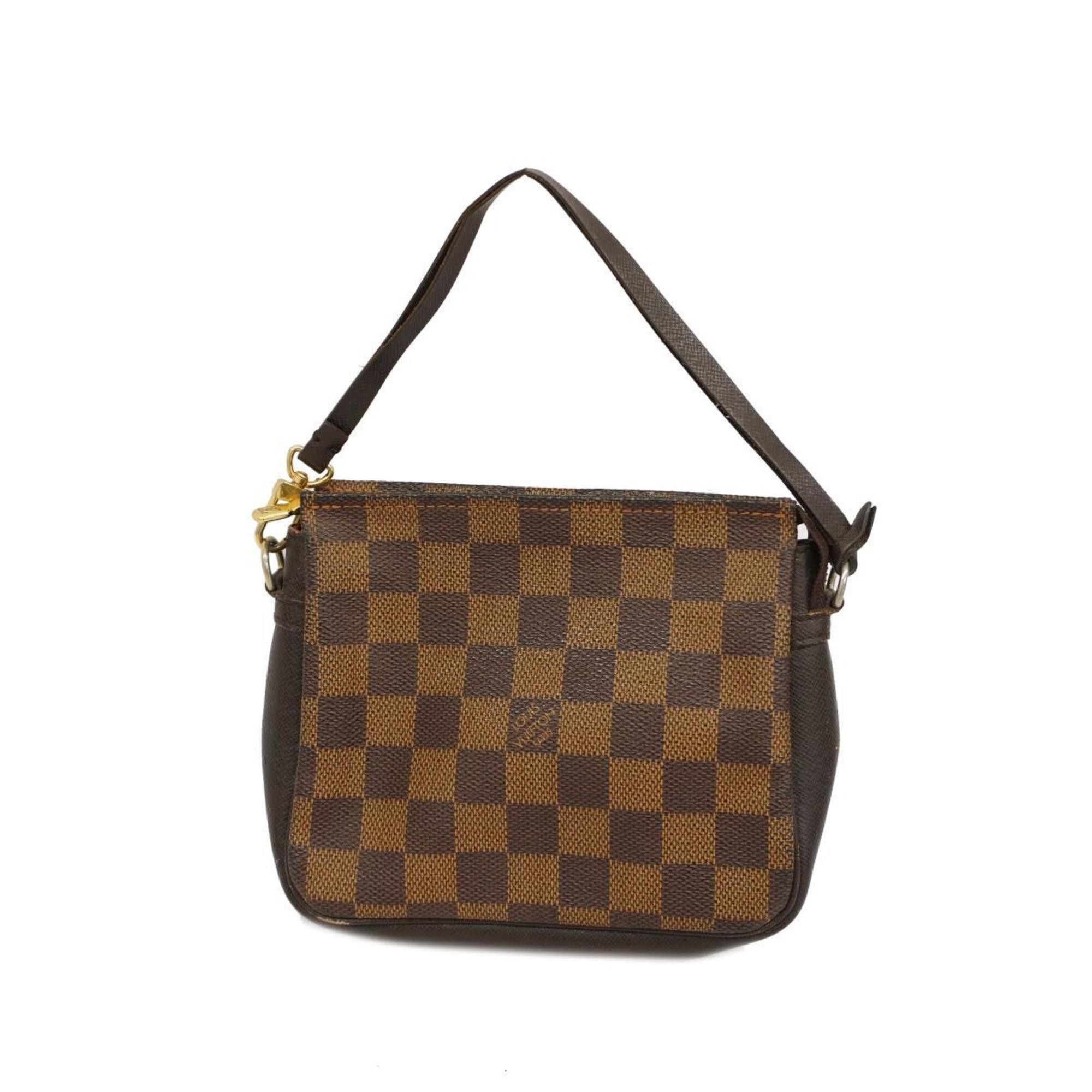 image of Louis Vuitton Pouch Damier Truth Makeup N51982 Ebene Ladies, Women's