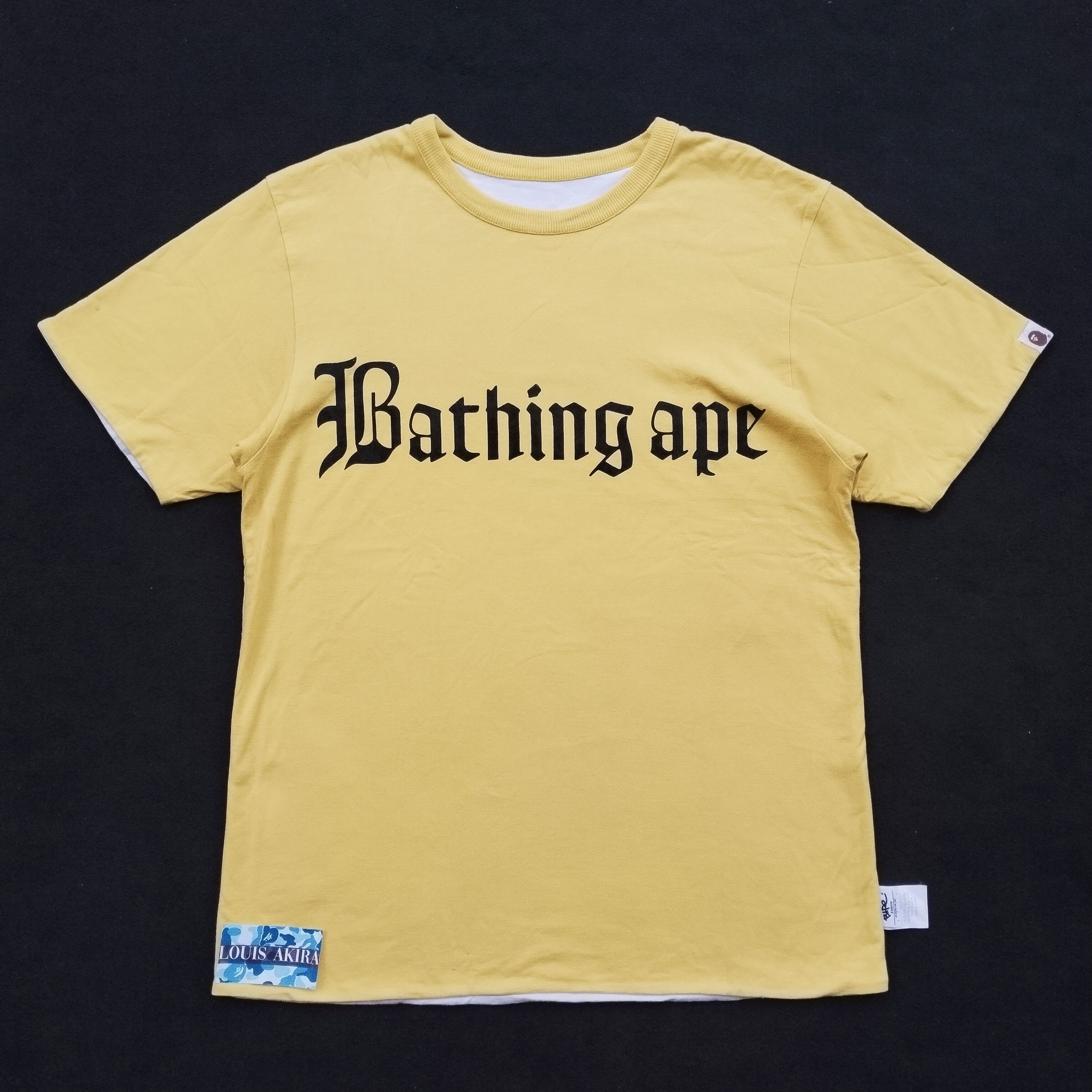 Bape 2003 Vintage Bape Ghotic and Pirate Reversible Tee Size US M / EU 48-50 / 2 - 1 Thumbnail