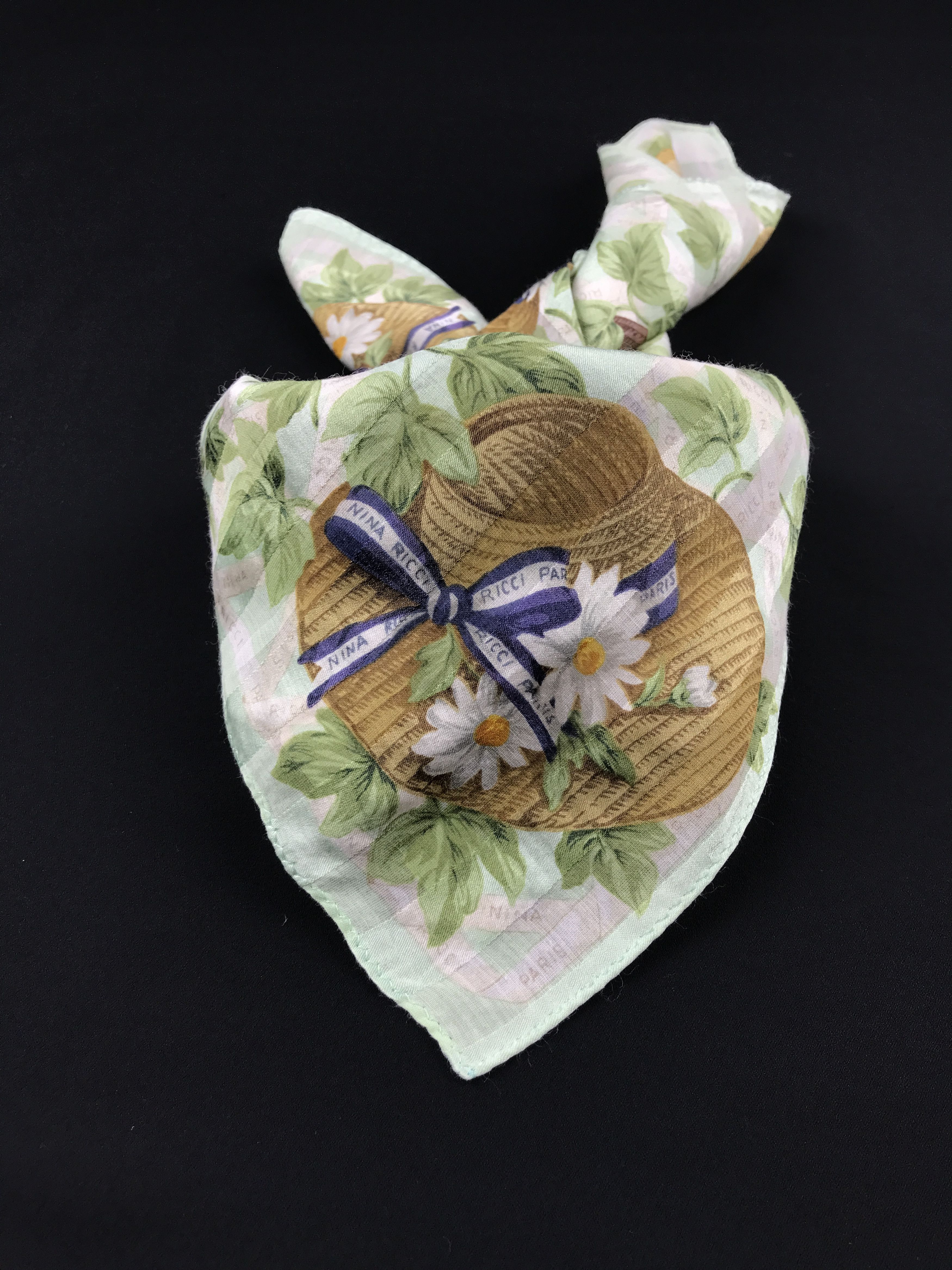 Designer × Japanese Brand × Vintage Vintage Nina Ricci Bandana Neckerchief Handkerchief Size ONE SIZE - 3 Thumbnail
