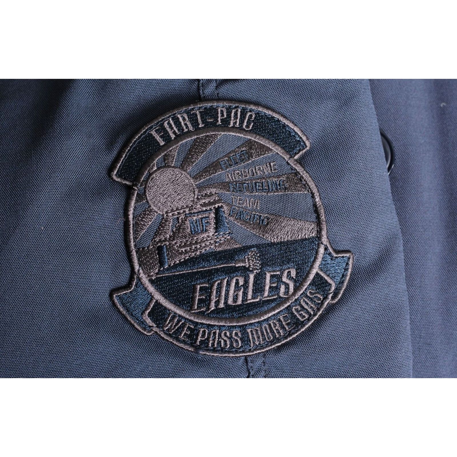 Alpha Industries ALPHA INDUSTRIES N3B Faux Fur Hooded Parka Jacket Men M Blue Size US M / EU 48-50 / 2 - 5 Thumbnail