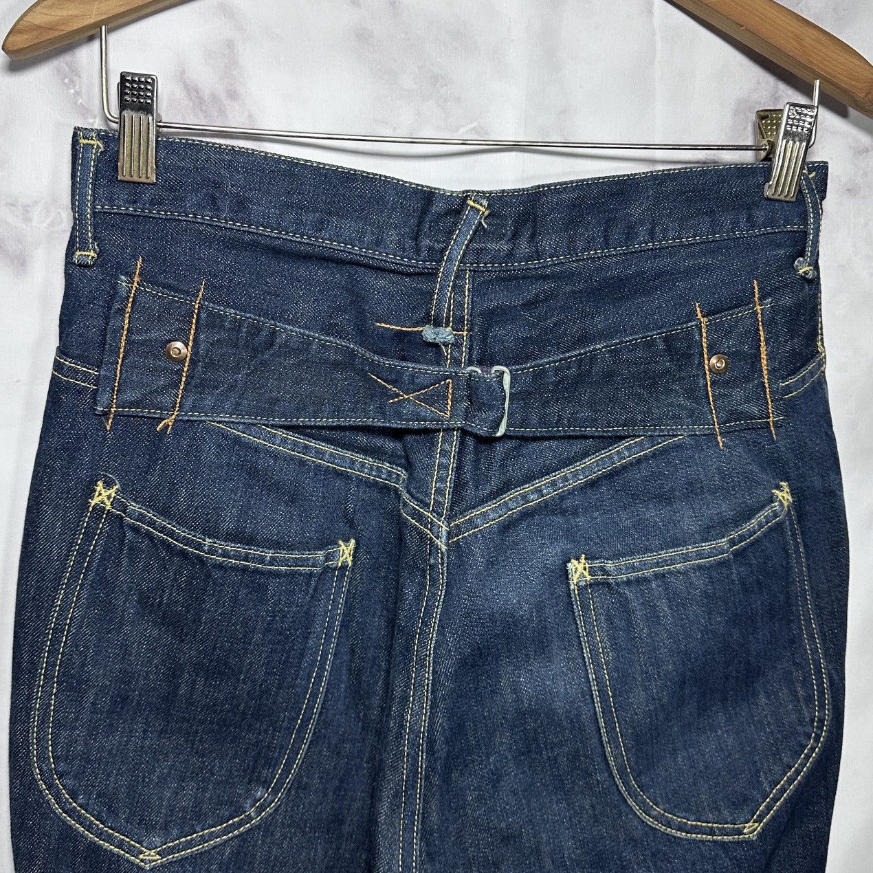 Kapital Buckleback Blue Denim Jeans Size US 30 / EU 46 - 8 Thumbnail