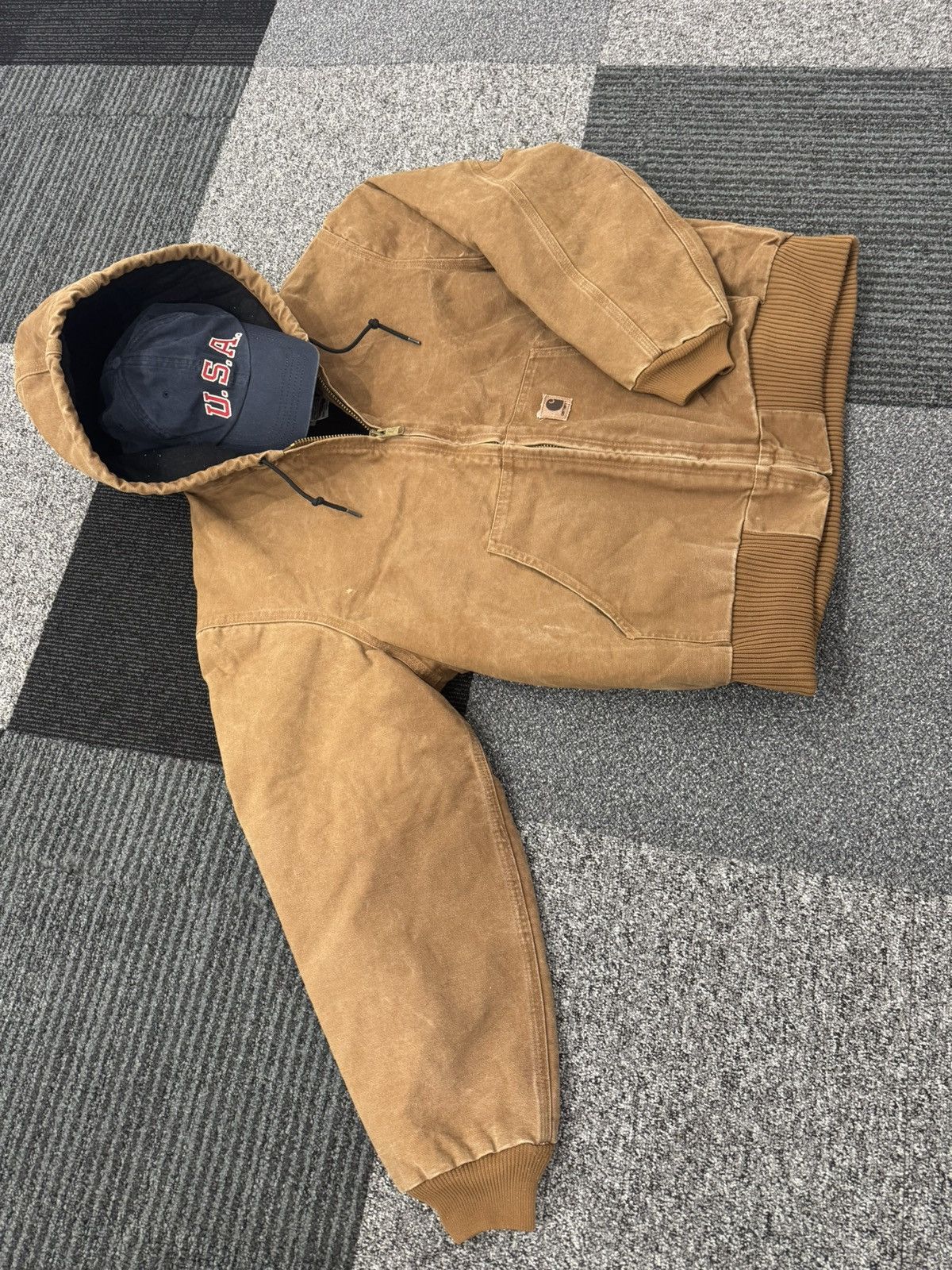 Carhartt Carhartt Active Jacket J130 BRN usa vintage og Size US L / EU 52-54 / 3 - 4 Thumbnail