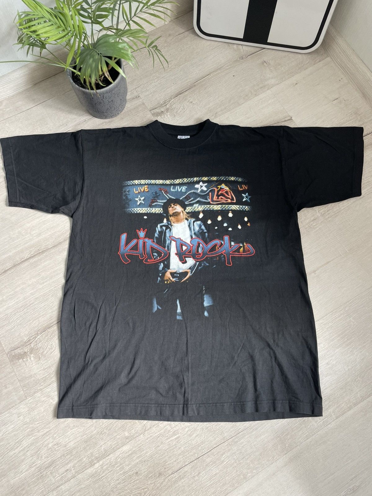 Band Tees Vintage 1999 Kid Rock Live T-shirt Records Metallica Band Size US XL / EU 56 / 4 - 3 Thumbnail