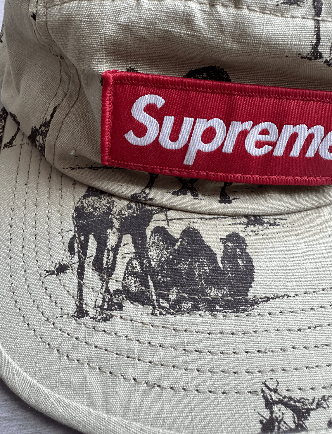 Supreme Supreme Camel Camp Cap SS12 Size ONE SIZE - 6 Thumbnail