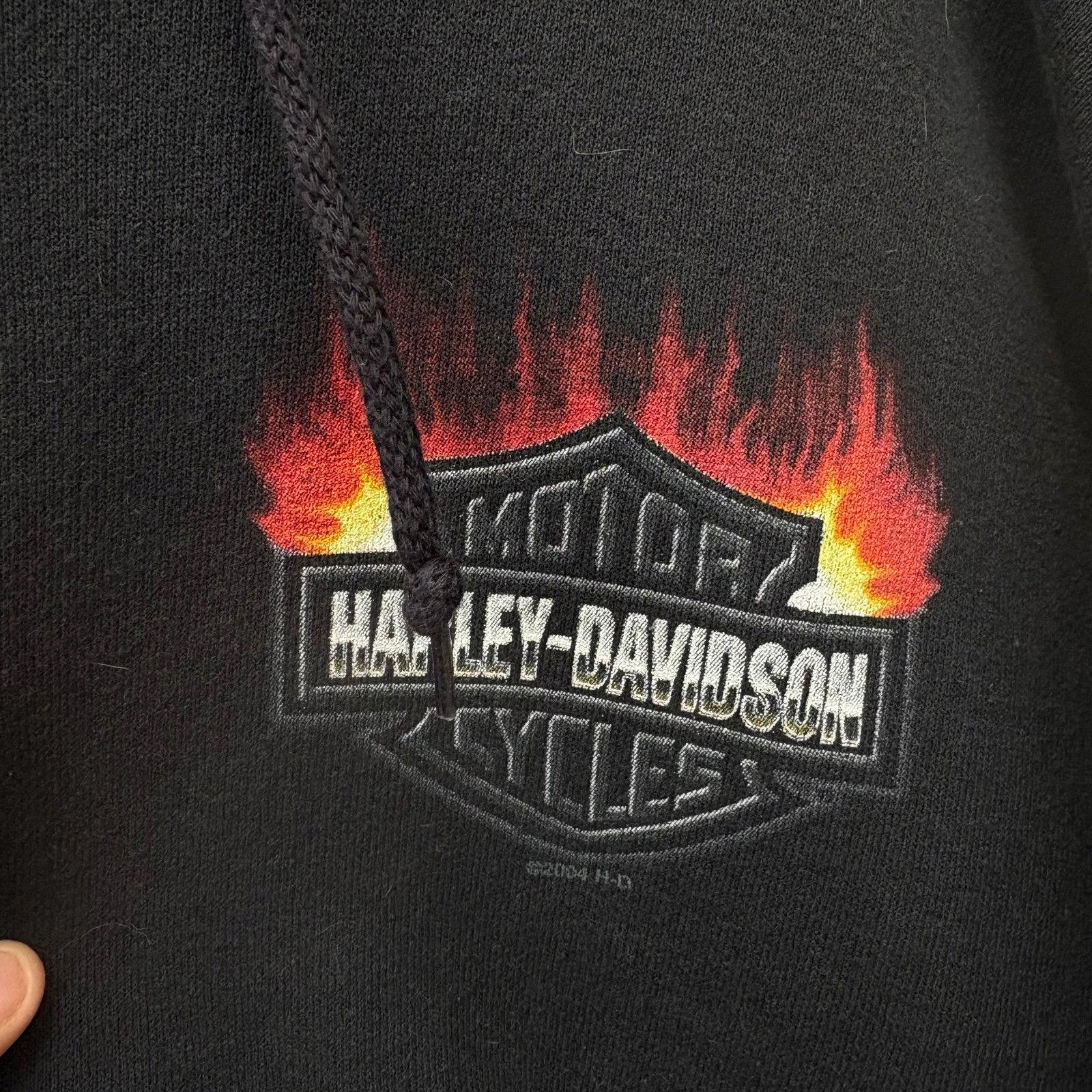 Harley Davidson Vintage Harley Davidson hoodie jacket Size US XL / EU 56 / 4 - 7 Thumbnail