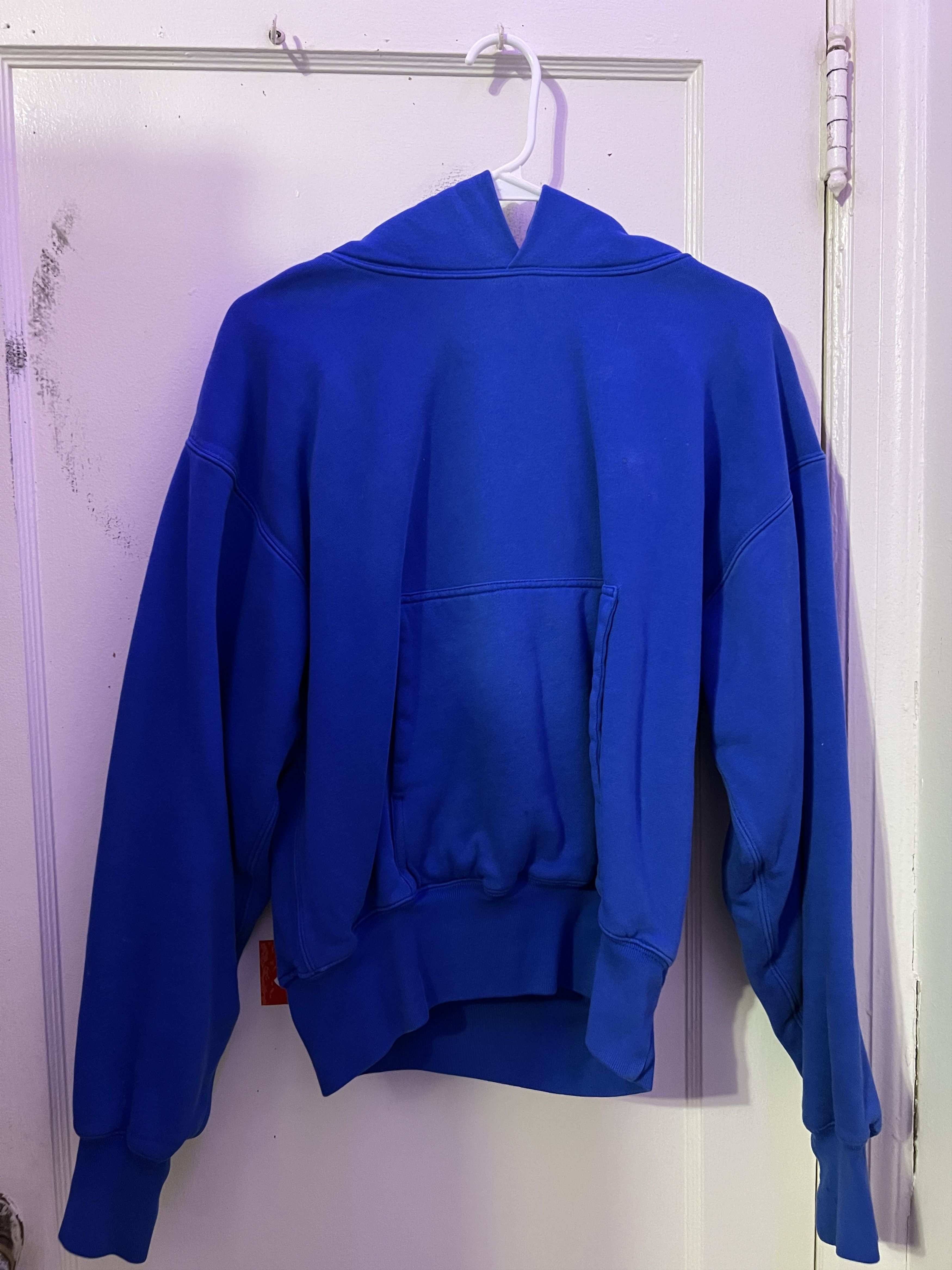 image of Yeezy Gap Pullover Hoodie in Blue, Men's (Size Small)