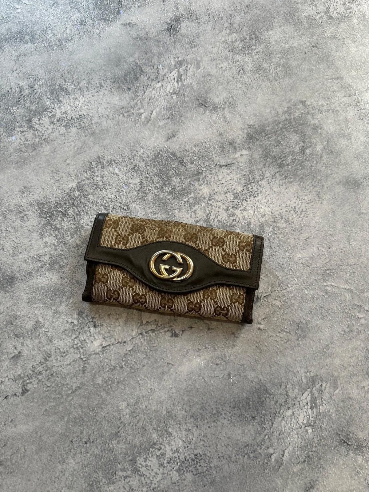Gucci Gucci Sukey GG Canvas Long Wallet Size ONE SIZE - 1 Thumbnail