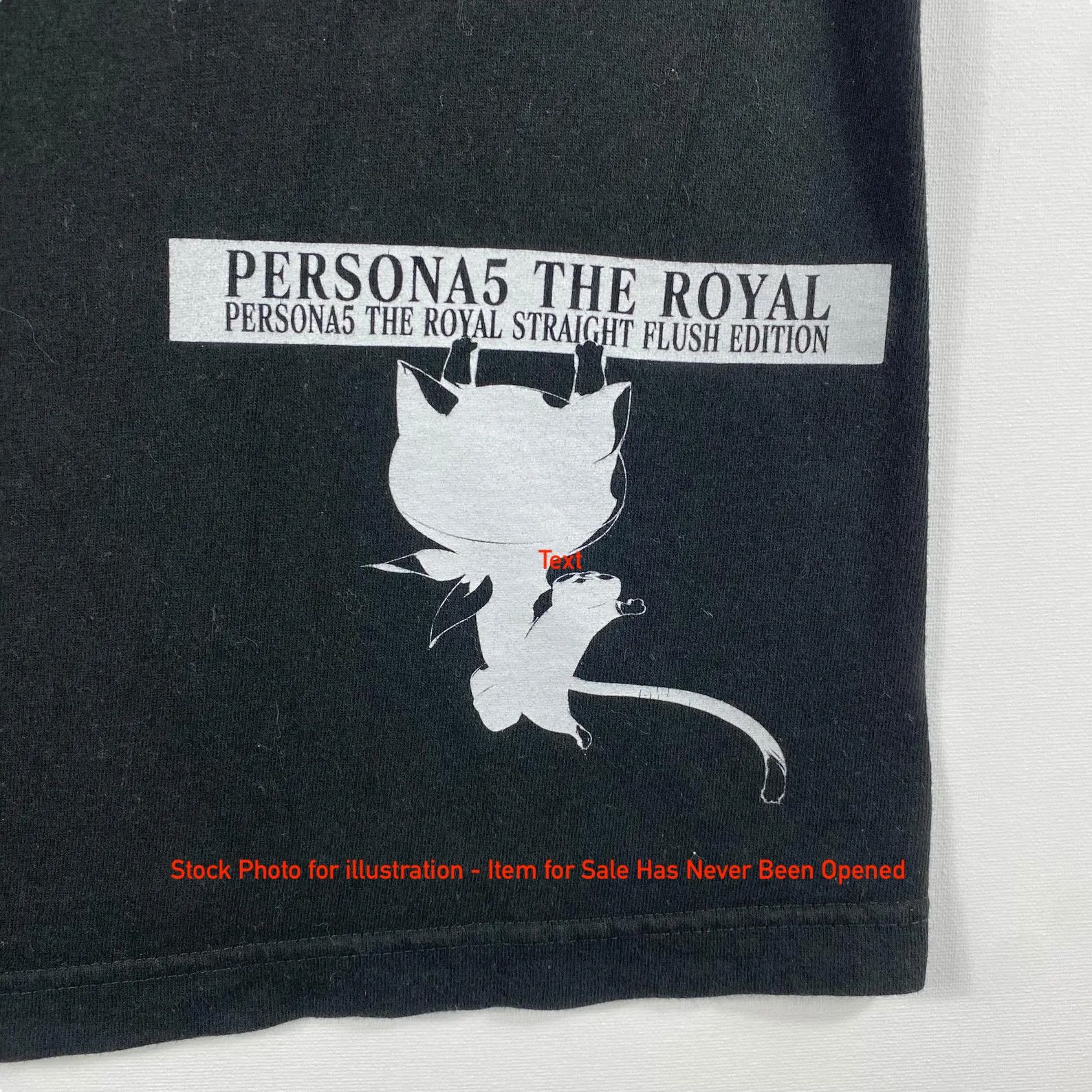 Japanese Brand Persona 5 Royal Flush Foil Print Tee New & Sealed Size US L / EU 52-54 / 3 - 8 Thumbnail