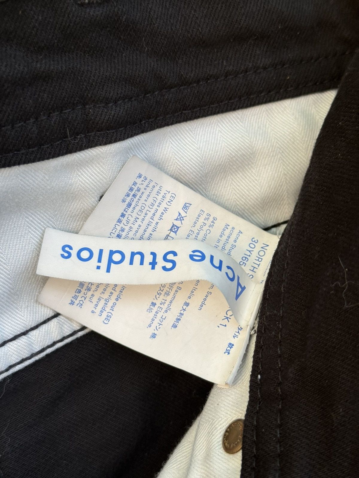 Acne Studios Acne Studios Blå Konst Denim 32/32 Size US 32 / EU 48 - 7 Thumbnail