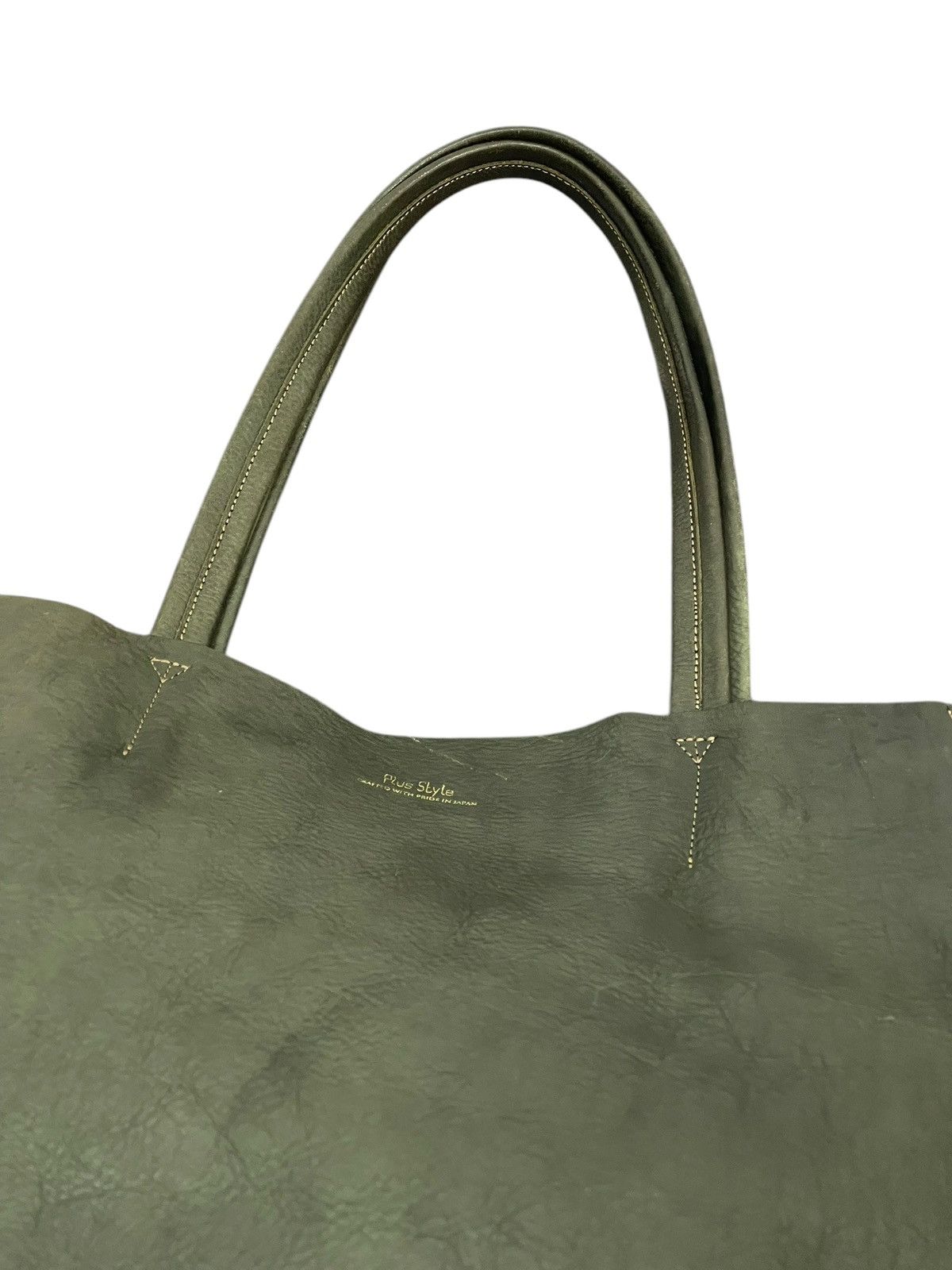 Genuine Leather Full Leather Plus Style Japan Tote Shoulder Bag 1🟩7 Size ONE SIZE - 12 Thumbnail