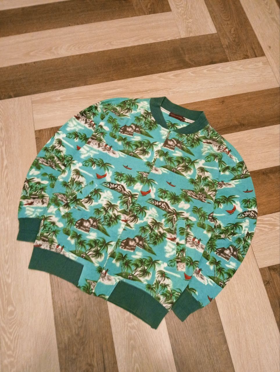 Chaps Ralph Lauren CHAPS RALPH LAUREN ALOHA PRINTED BOMBER JACKET - SIZE L Size US L / EU 52-54 / 3 - 2 Thumbnail
