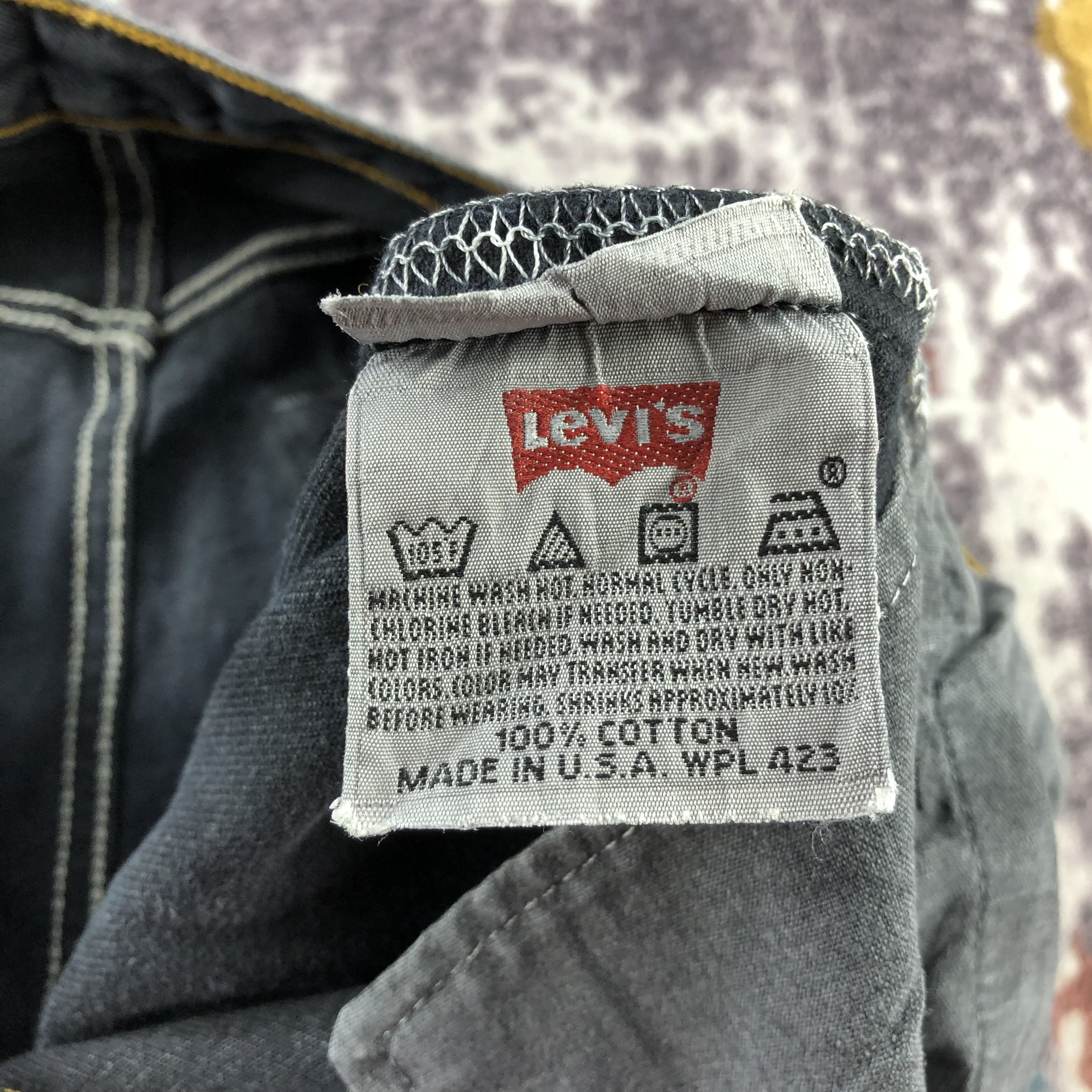 Levi's 90s Vintage Faded Black Levis 501 Jeans-JM3049 Size US 30 / EU 46 - 14 Thumbnail