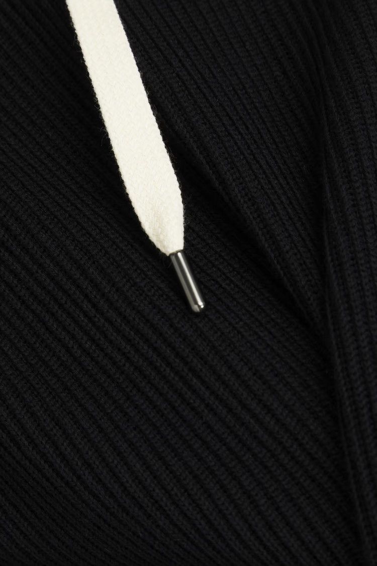 Brunello Cucinelli o1y0825 Hooded Sweater in Black Size M / US 6-8 / IT 42-44 - 4 Thumbnail