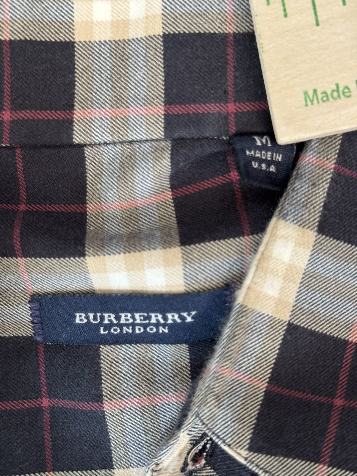 Burberry Burberry London Long Sleeves Button up Plaid Pocket Size US M / EU 48-50 / 2 - 4 Thumbnail