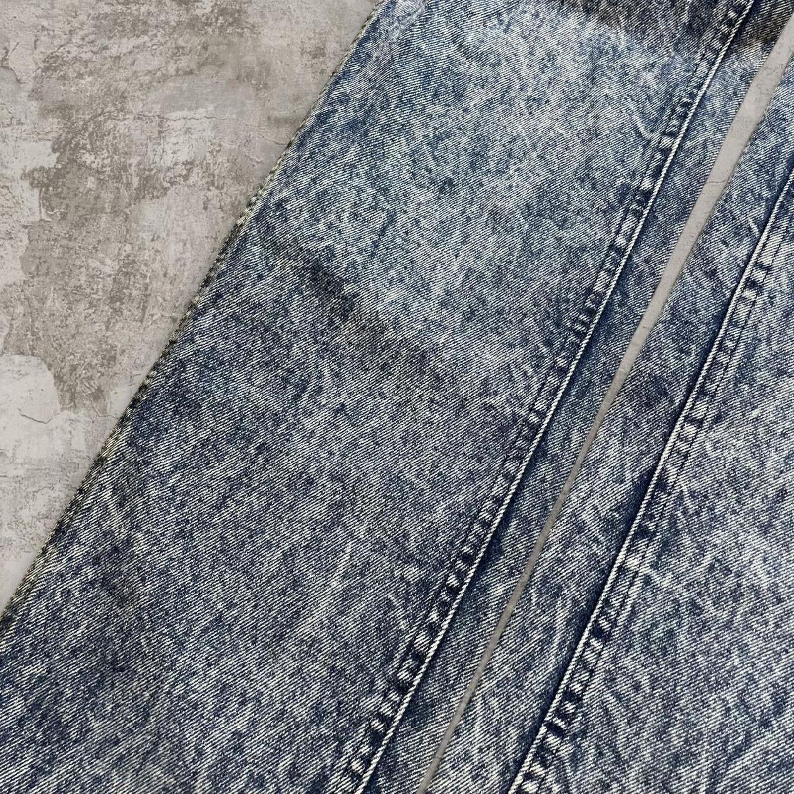 Lee 80s Lee Riders acid wash blue denim jeans size 34x30 Size US 34 / EU 50 - 4 Thumbnail
