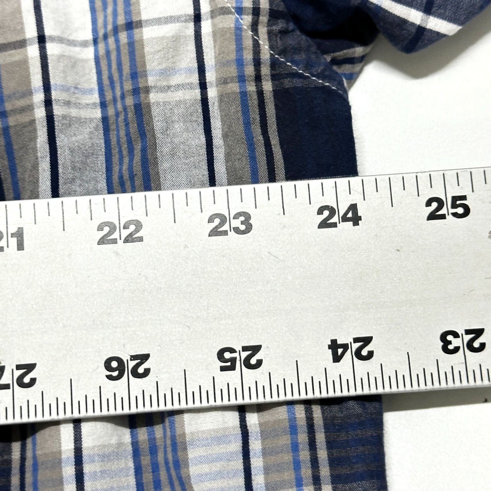 J.Crew J. Crew Button-Up Shirt Mens XL White Blue Plaid Long Sleeve 100% Cotton Preppy Regular Fit Casual Business Men Size US XL / EU 56 / 4 - 7 Thumbnail