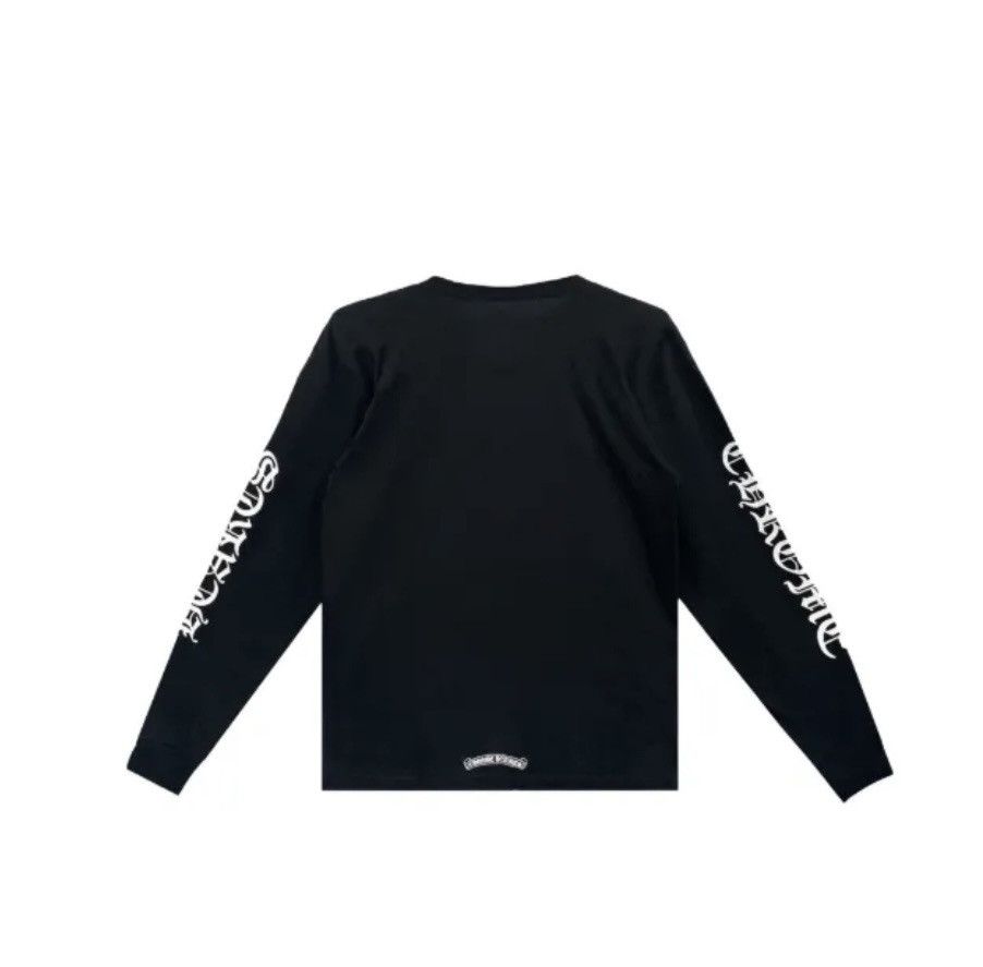 Chrome Hearts SCRIPT COLLAR LOGO LONG SLEEVE Size US M / EU 48-50 / 2 - 2 Thumbnail