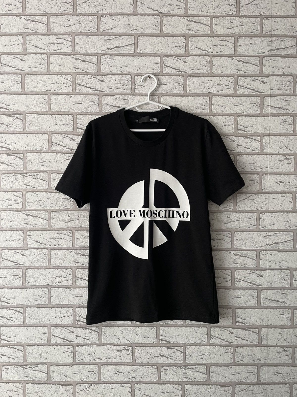 Designer × Moschino Love Moschino Black T Shirt Tee Size US M / EU 48-50 / 2 - 1 Thumbnail