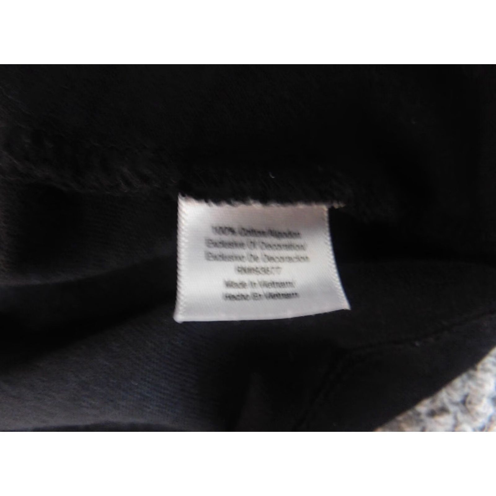 Vintage St. John's Bay Womens Blouse S Black Long Sleeve V-Neck Pullover Floral Embellishments Casual Stretch 100% Cotton Regular Button Size S / US 4 / IT 40 - 6 Thumbnail