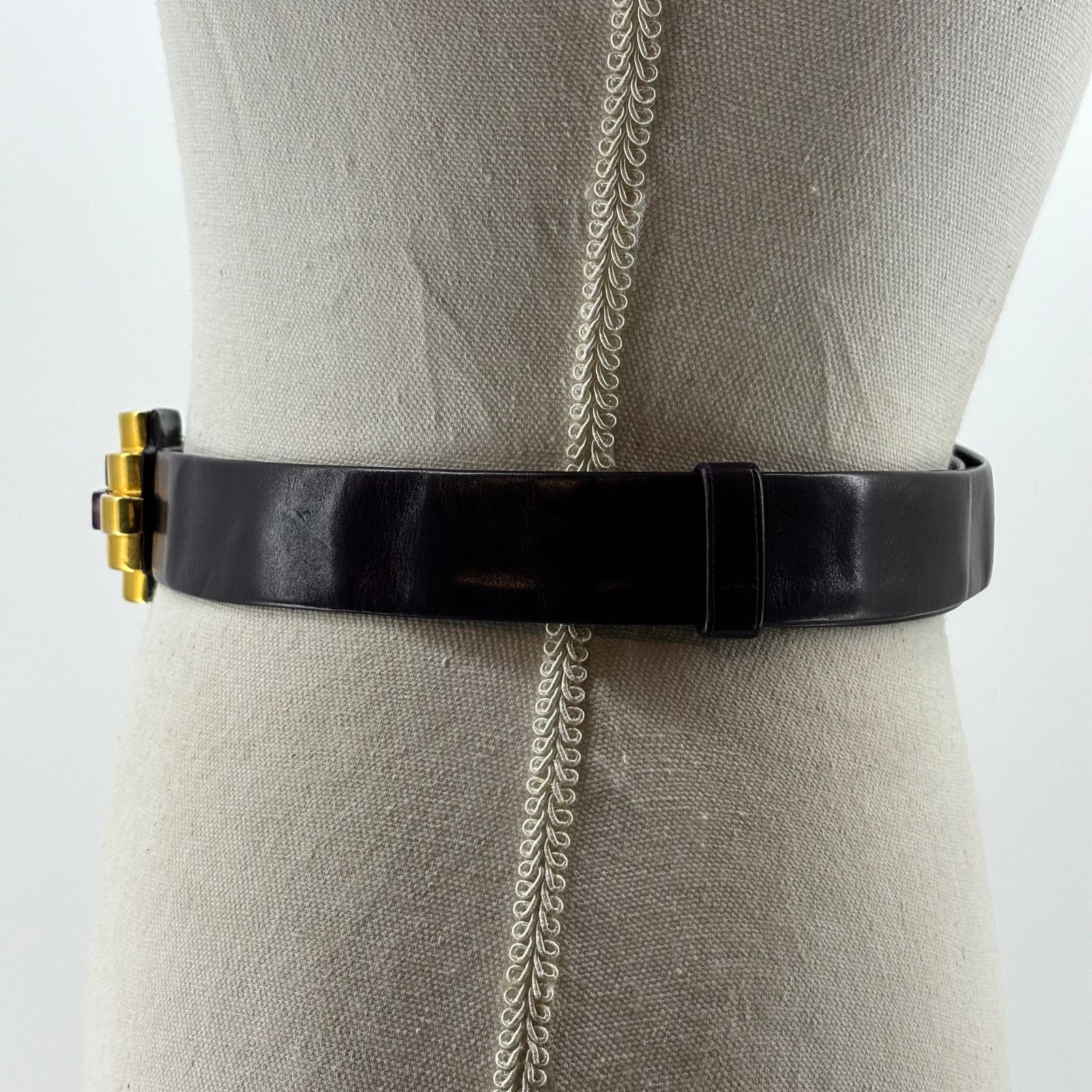 Judith Leiber Judith Leiber Amethyst Gem Deep Purple Belt Expandable OS Size ONE SIZE - 4 Thumbnail