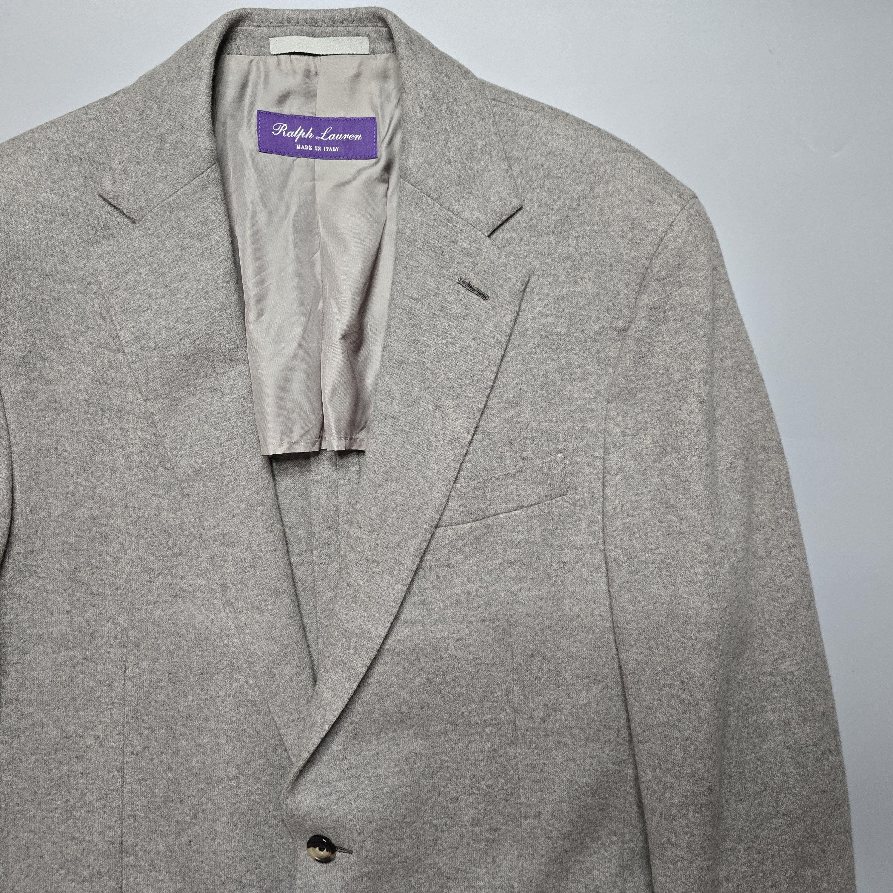 Ralph Lauren Purple Label Ralph Lauren Purple Label - Gray Wool Flannel Sport Jacket Size 42R - 5 Thumbnail
