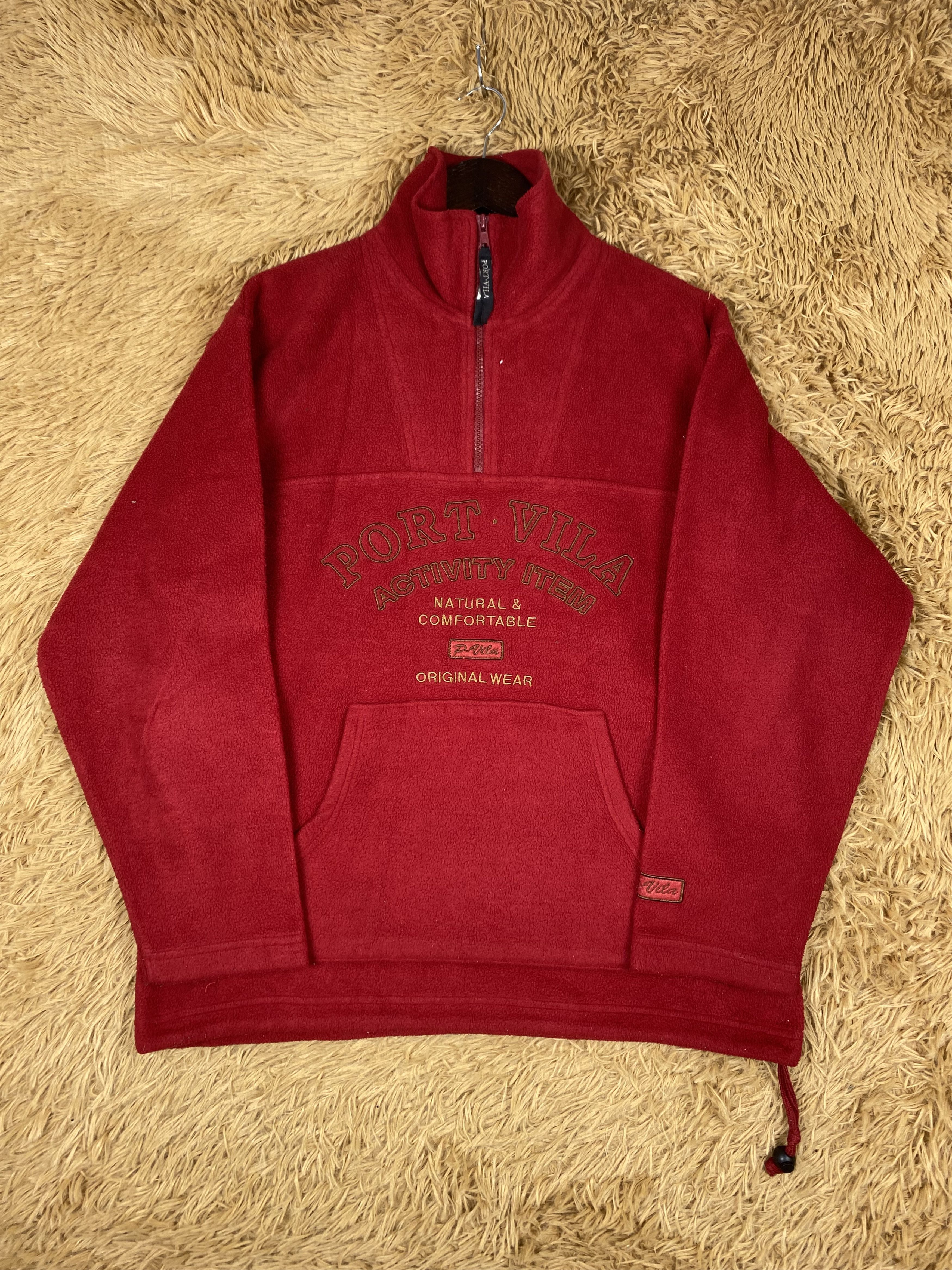 Japanese Brand Vintage Port-Vila Halfzipper Sweatshirts DJ0790 Size US M / EU 48-50 / 2 - 4 Thumbnail