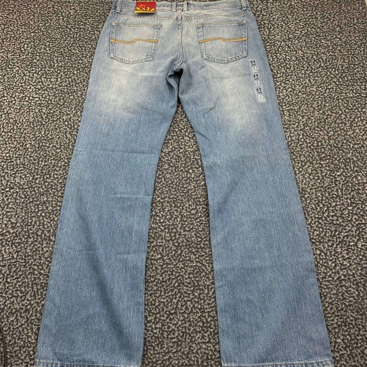 Other Tilt Jeans Women 11 Long Faded Straight Denim Cotton 34x34 Size 34" / US 12 / IT 48 - 2 Thumbnail