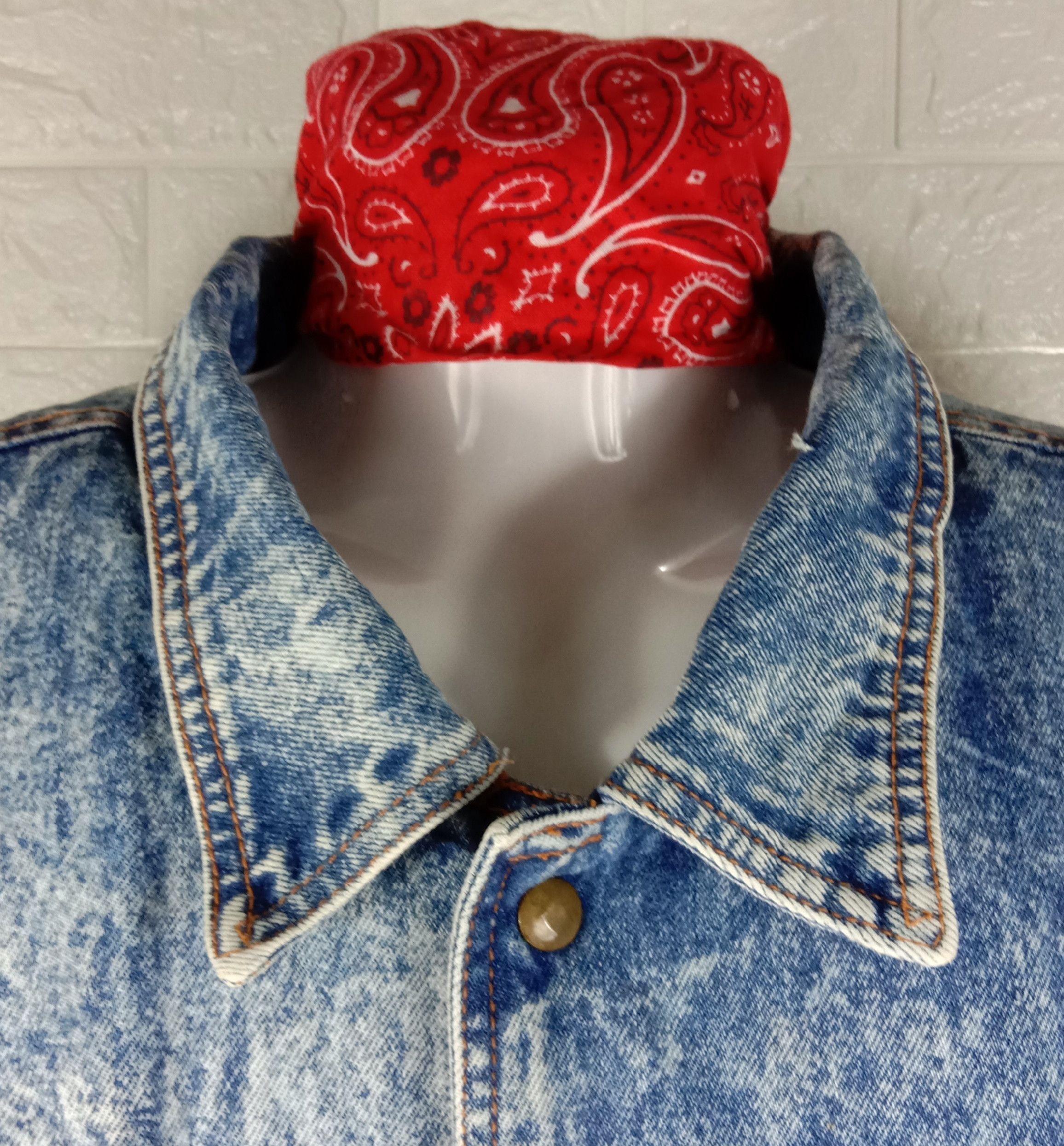 Vintage Vintage Splendidly Acid Wash Denim Jacket Size US L / EU 52-54 / 3 - 5 Thumbnail