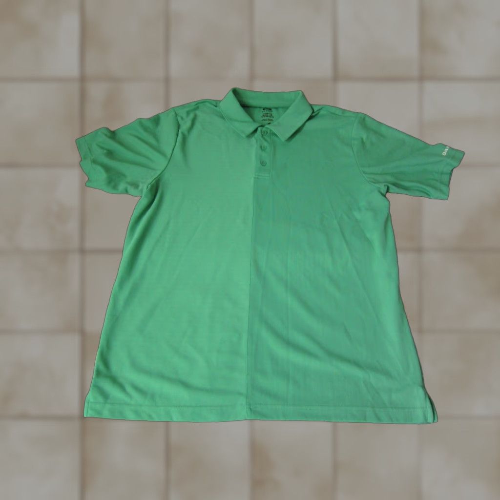 Oakley VINTAGE Oakley Polo Shirt Mens Green 90s Moisture Wicking Golf Shirt Adult Large Polo Shirt Green Mens Size US L / EU 52-54 / 3 - 1 Thumbnail