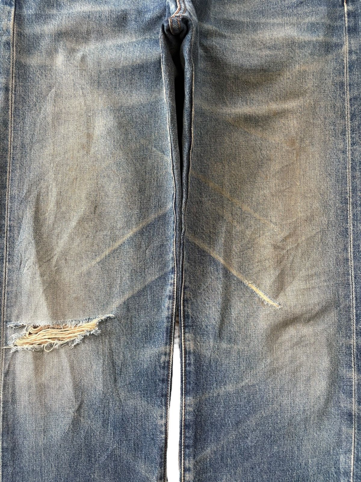 Levi's Vintage 80s Levis 502 Big E Selvedge Mud Wash Baggy Jeans Size US 32 / EU 48 - 6 Thumbnail
