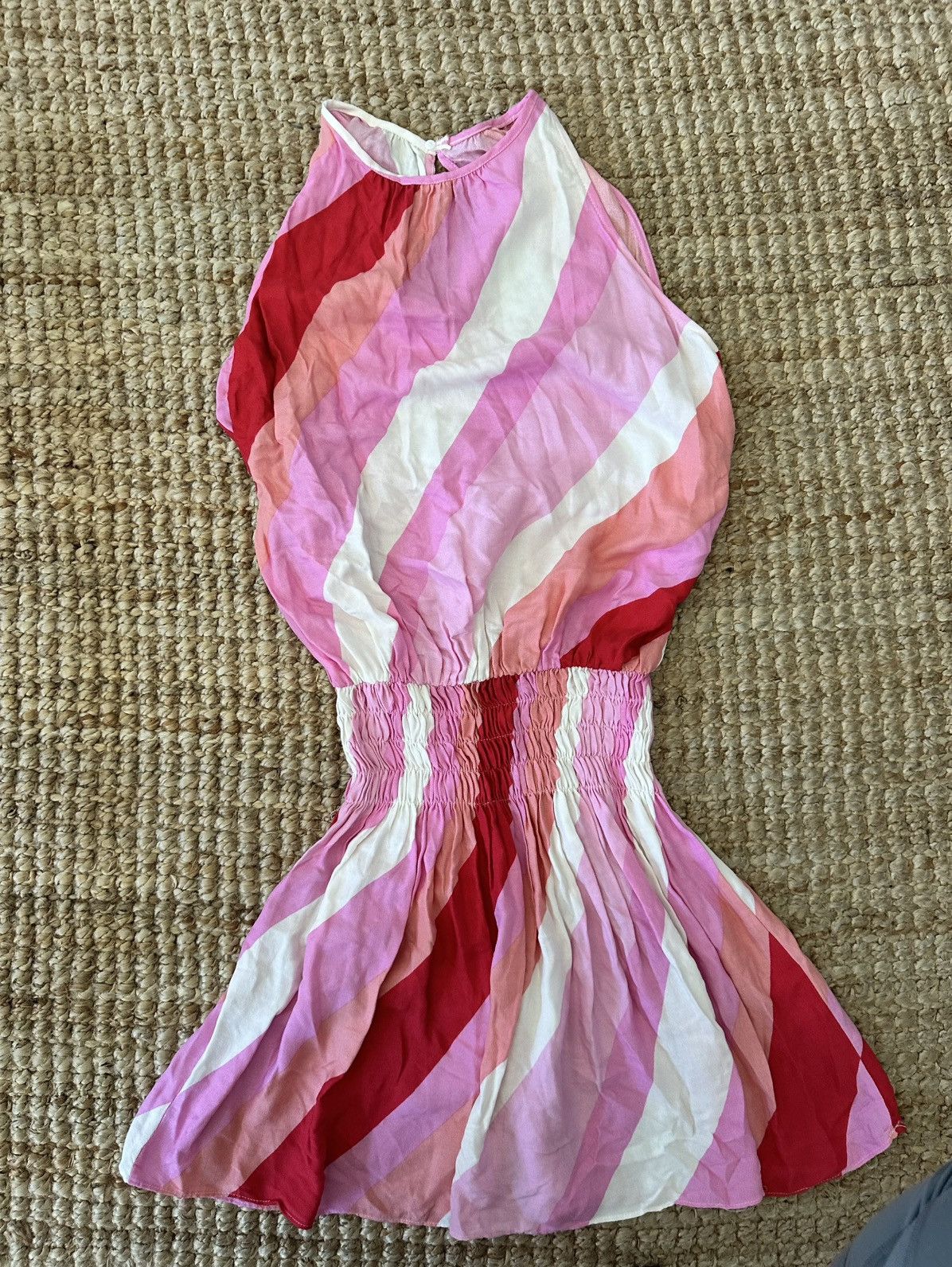 Other DO + BE MULTICOLOR STRIPED SMOCKED DRESS SIZE S Size S / US 4 / IT 40 - 1 Thumbnail