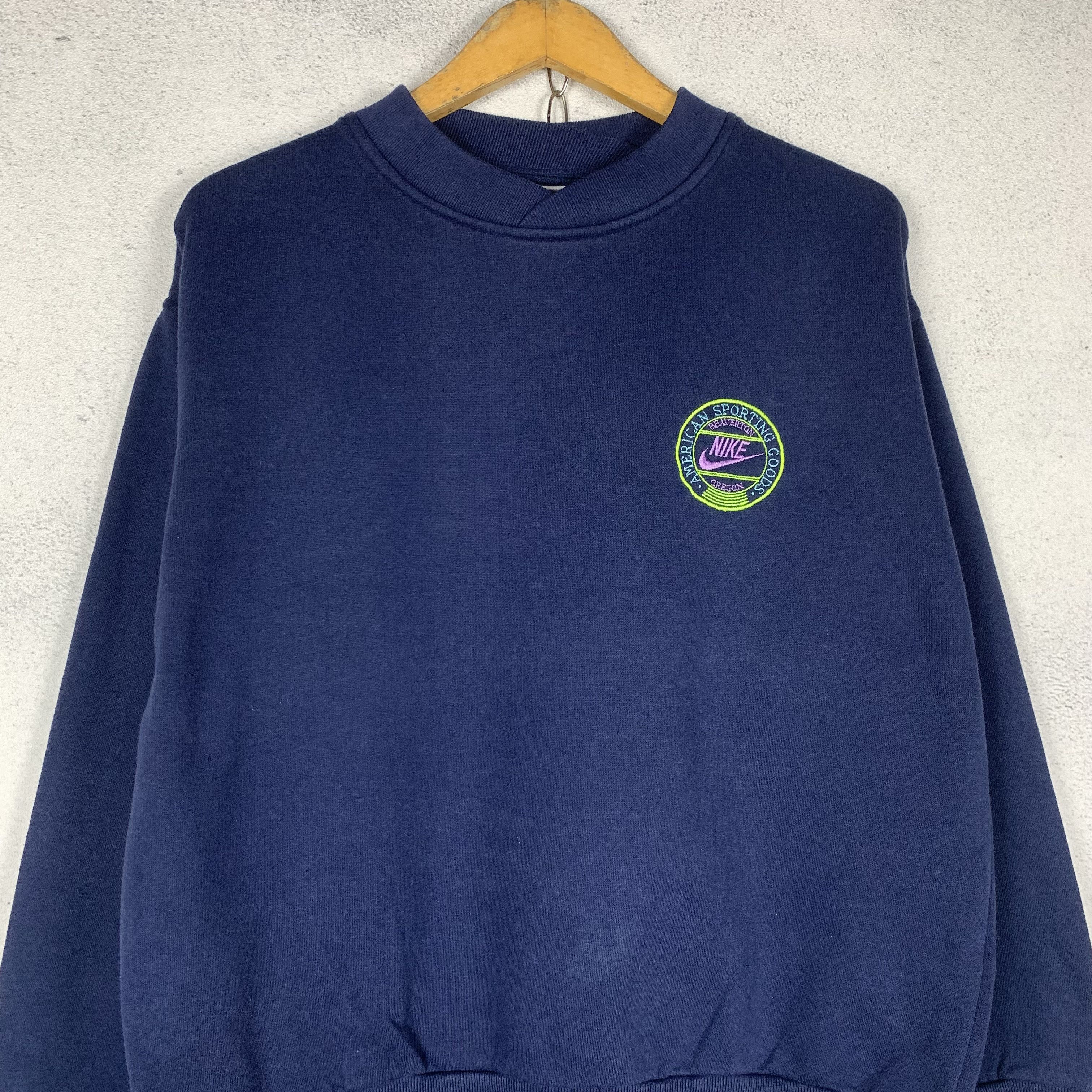 Nike Vintage 90s Nike Sweatshirt Crewneck Size US M / EU 48-50 / 2 - 2 Thumbnail