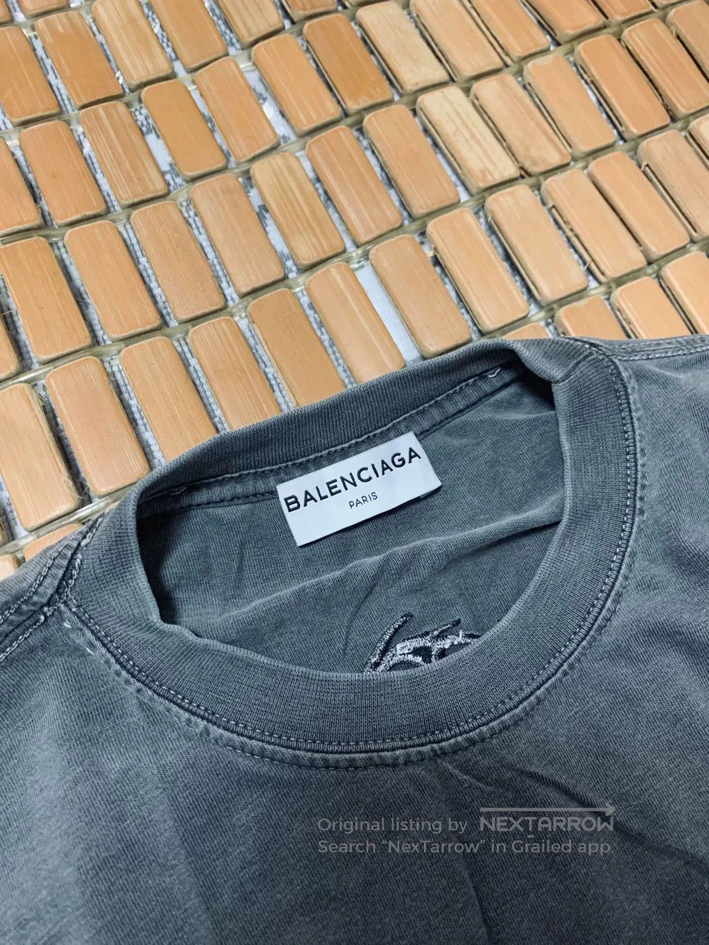 Balenciaga Balenciaga Washed Sanskrit Embroidery Tee. Size US S / EU 44-46 / 1 - 5 Thumbnail