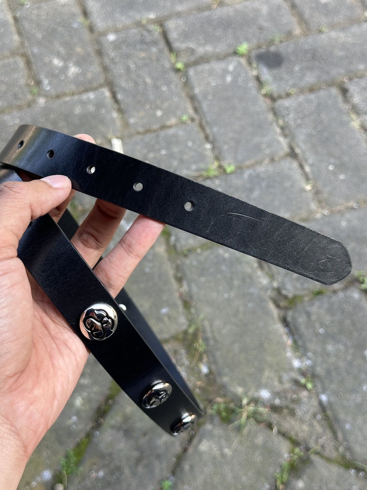 Stussy Stussy SS-Link Studded belts "Black leather" Size ONE SIZE - 5 Thumbnail