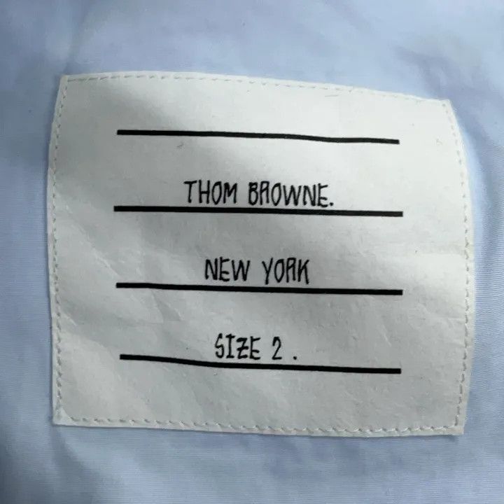Thom Browne Thom Browne Long Sleeve Button-Up Shirt -2507 Size US S / EU 44-46 / 1 - 4 Thumbnail