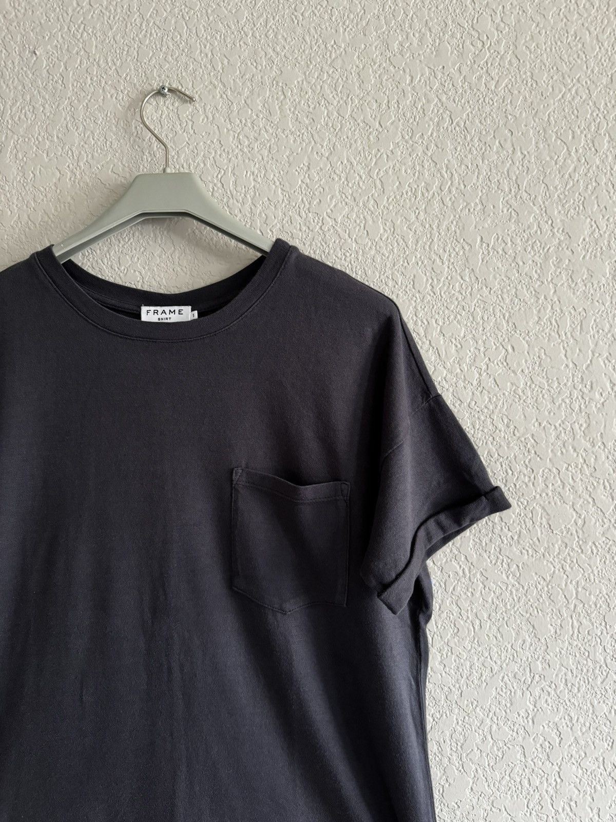 Frame Frame Supima Cotton Dark Grey Tee Shirt Small Size S / US 4 / IT 40 - 2 Thumbnail