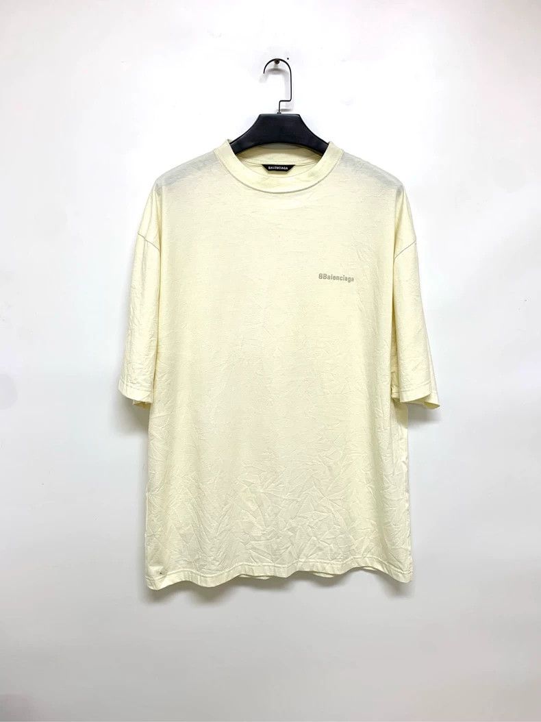 Balenciaga Balenciaga Khaki Double B Short Sleeve, Summer Essential, Size US S / EU 44-46 / 1 - 1 Thumbnail